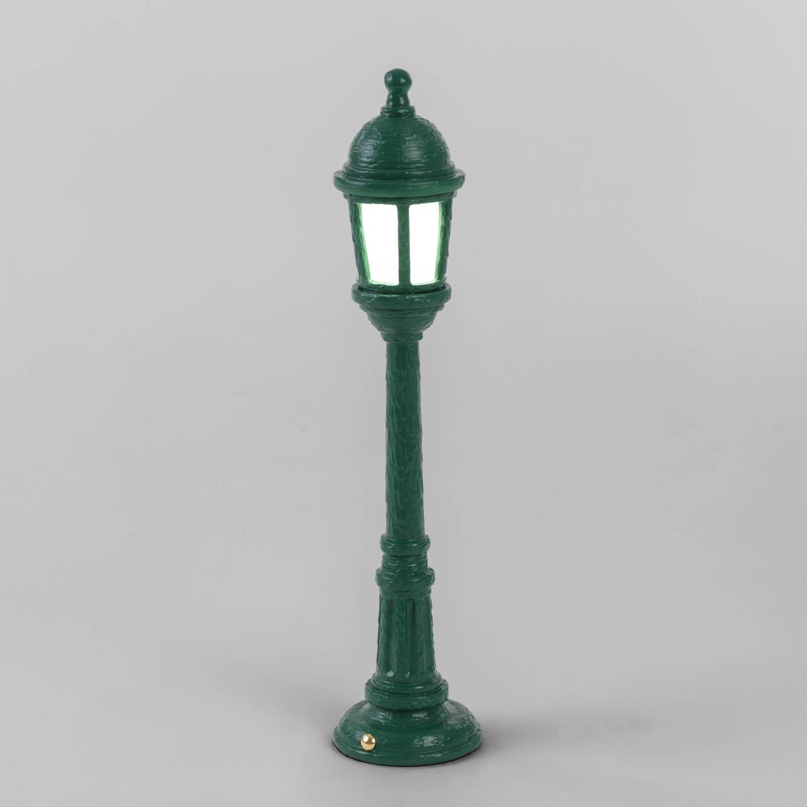 SELETTI Lampe déco LED Street Lamp avec batterie, verte