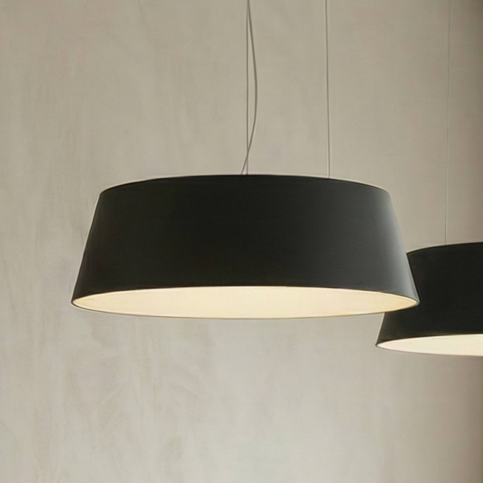 Lucande Suspension LED Belsar, noir, aluminium, CCT