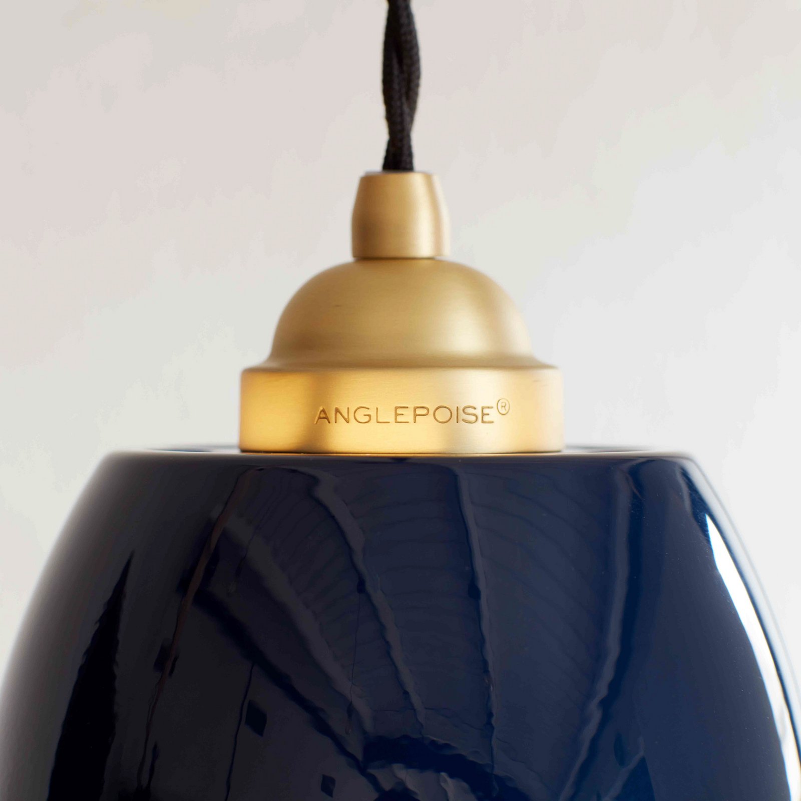 Original 1227 Midi Wide Brass Taklampa Ink Blue - Anglepoise