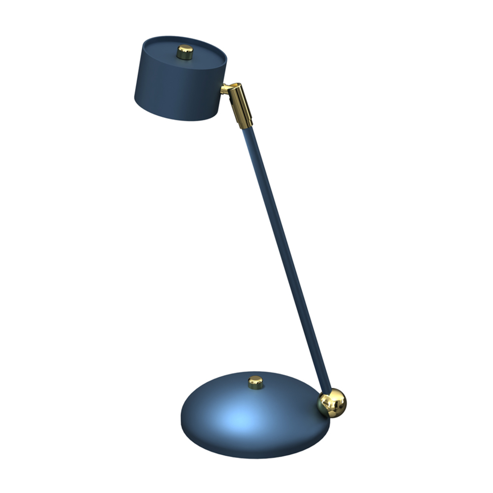 Arena table lamp Arena, blue and gold