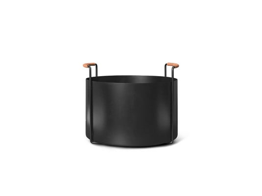 Port Firewood Bucket Svart - Ferm Living