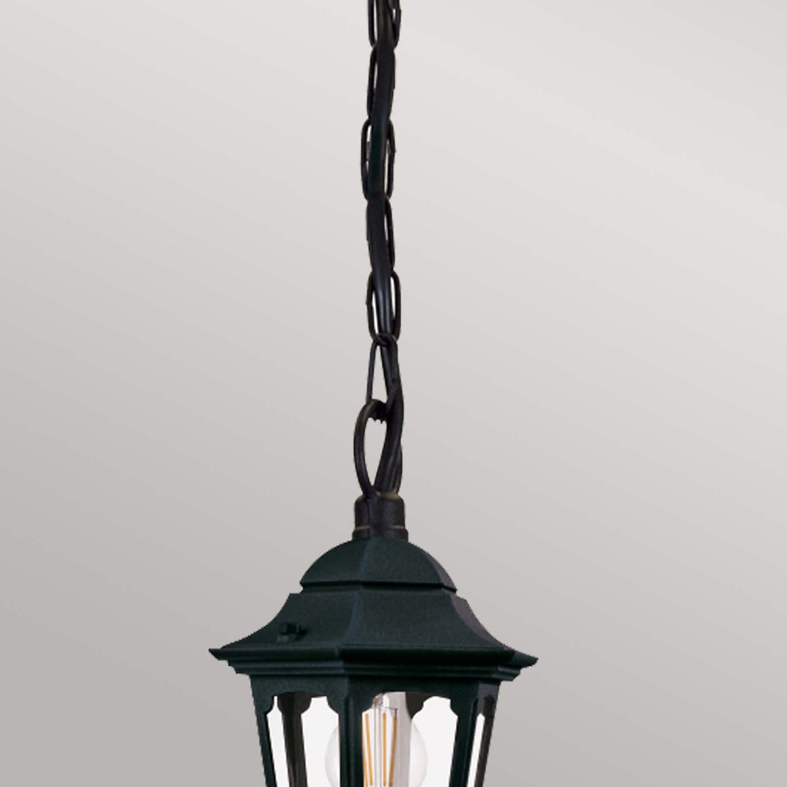 Lampa wisząca Parish z zawieszeniem łańcuchowym, wysokość 42 cm