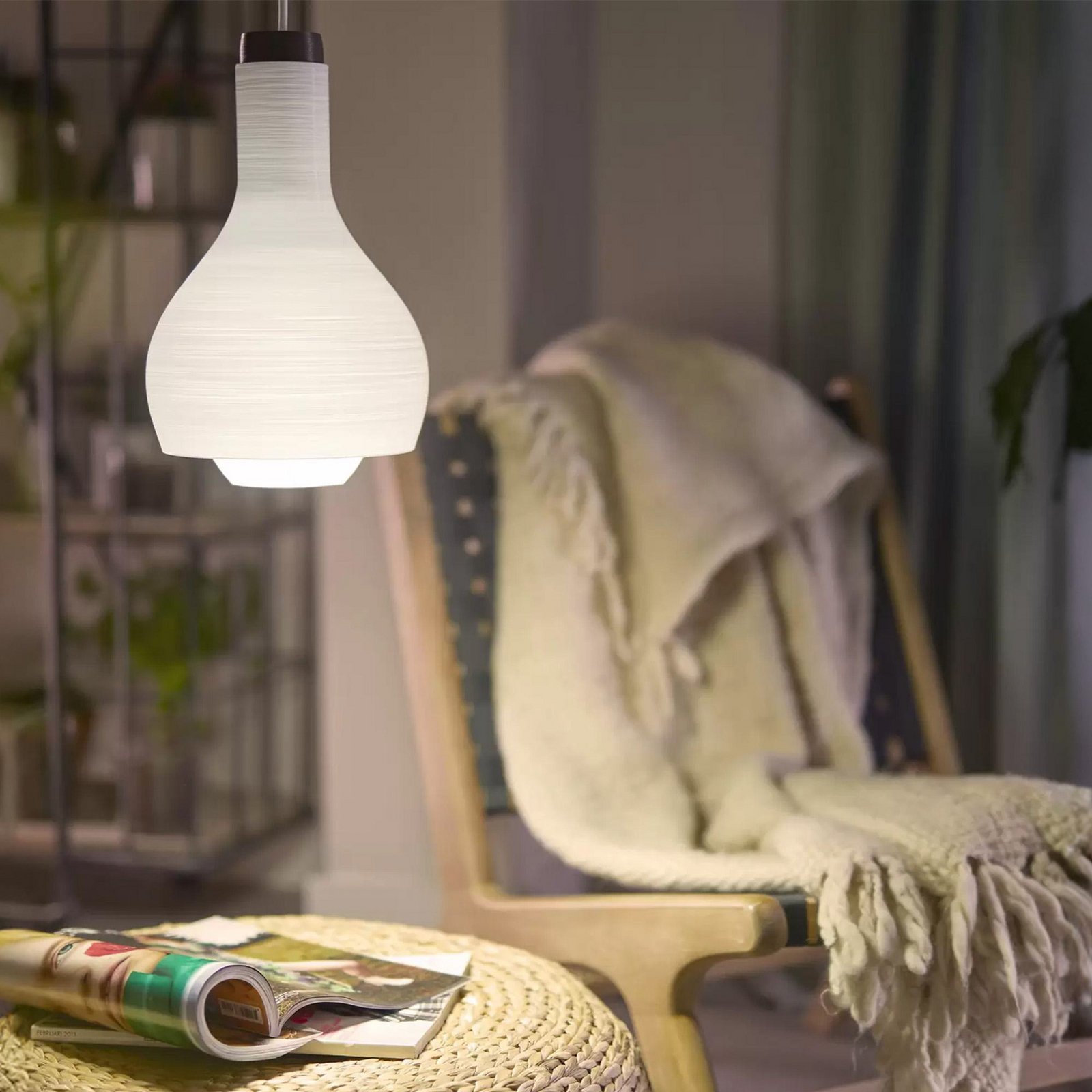 Philips E27 LED-pære A60 4W 840lm 2700K filament 6-pak