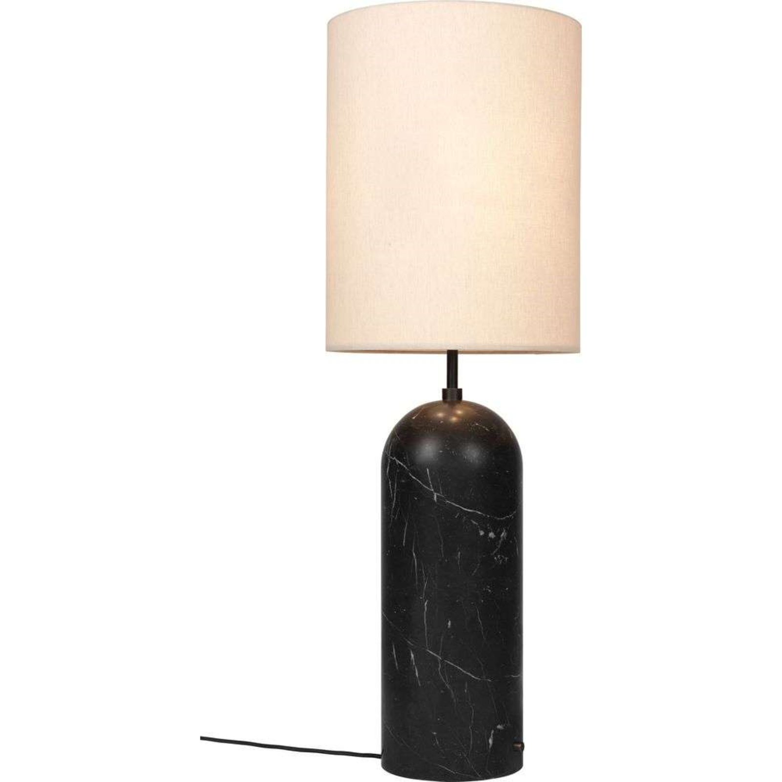 Gravity XL High Lampadar Black Marble/Canvas - GUBI