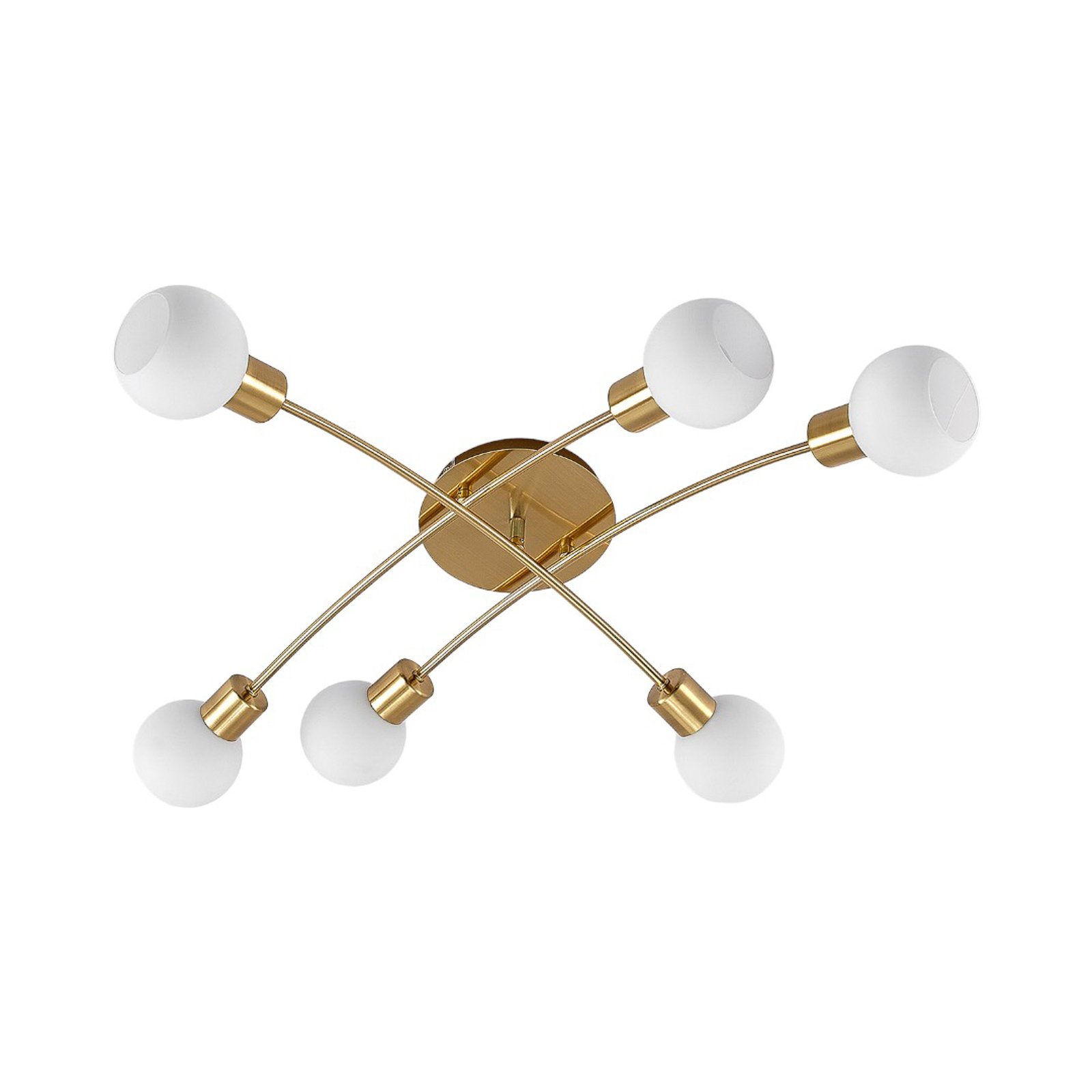 Agmar 6 Stropna lampa Mesing - Lindby