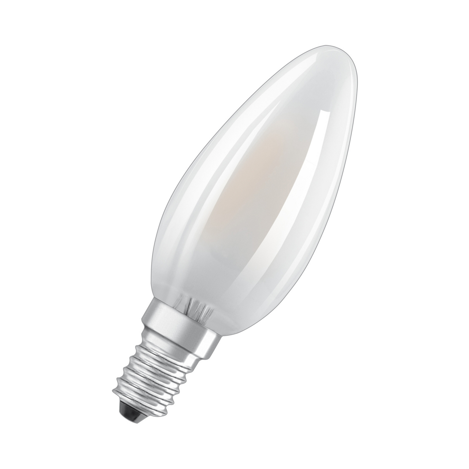 OSRAM LED-lambi küünal matt E14 4W 827 4-pakk