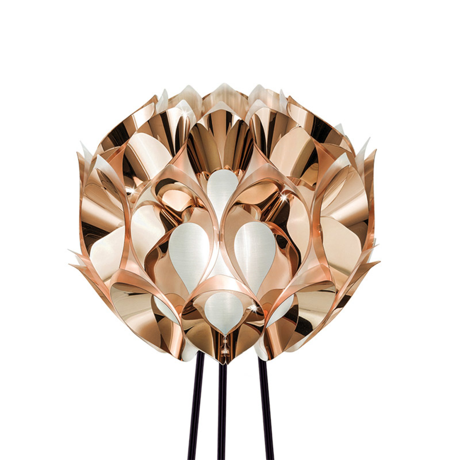 designer copper floor lamp