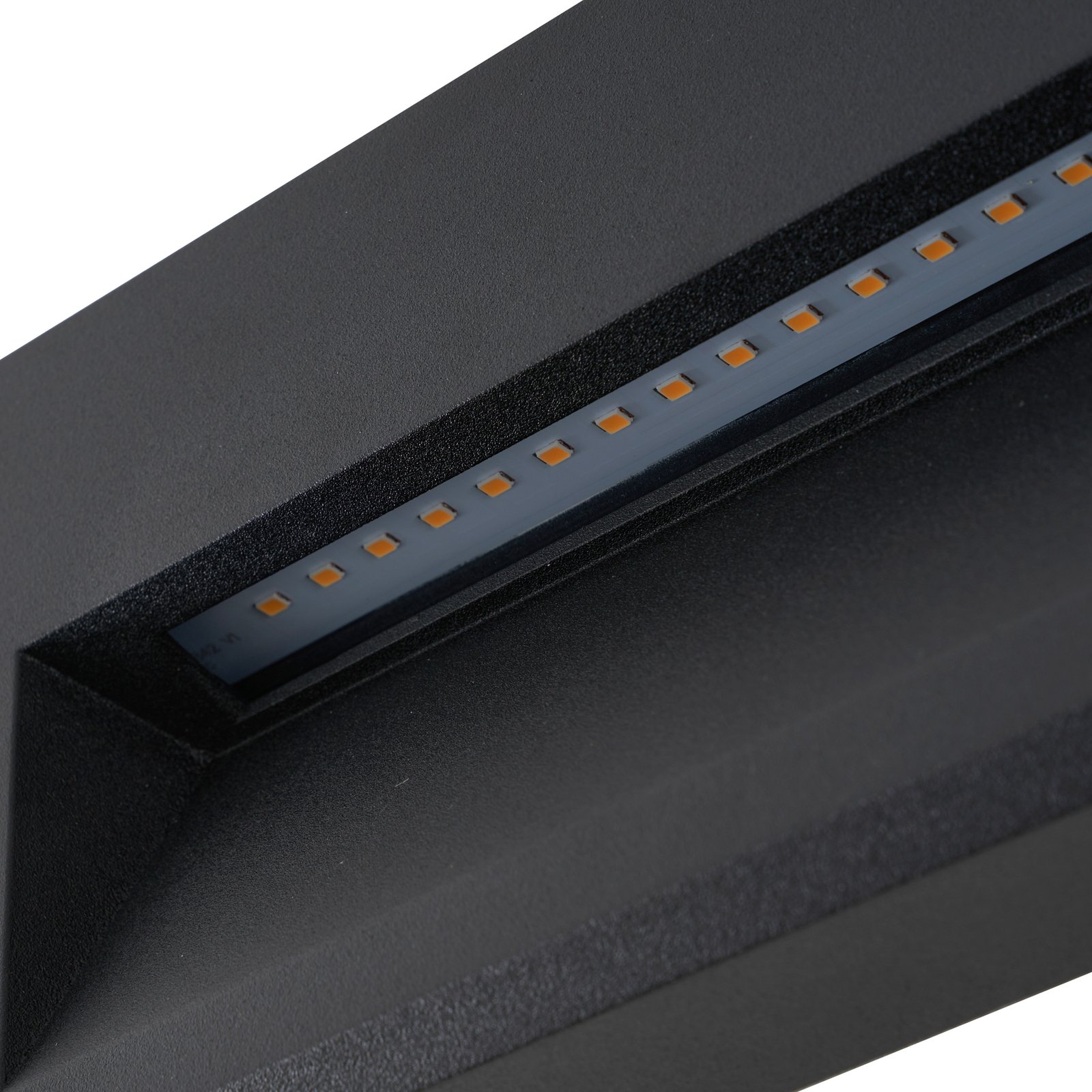 Weno LED Draußen Wandleuchte Schwarz - Lucande
