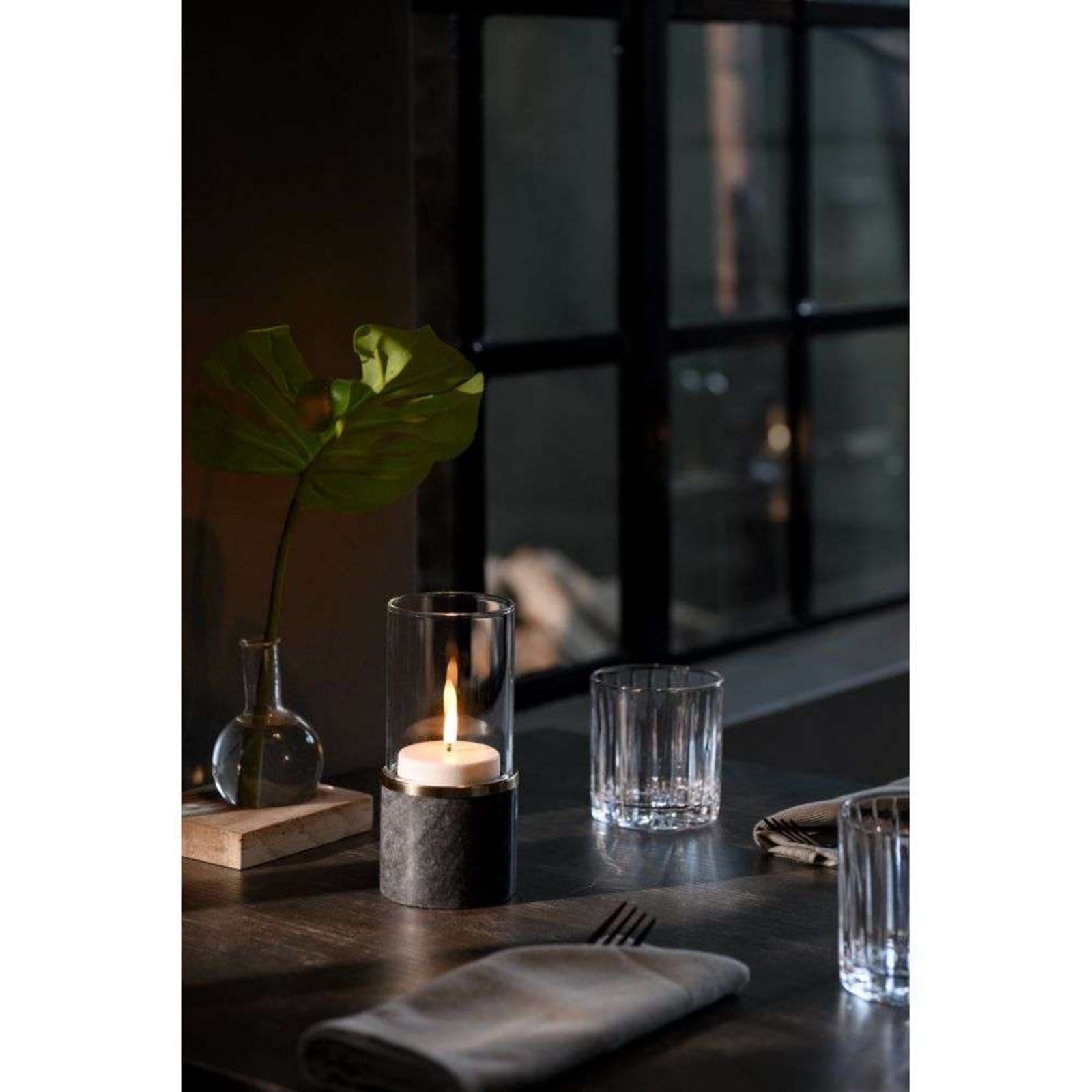Uppladdningsbart LED-blockljus, 2-pack, 6 cm, vitt - Uyuni Lighting - Vardagsrum - Plast