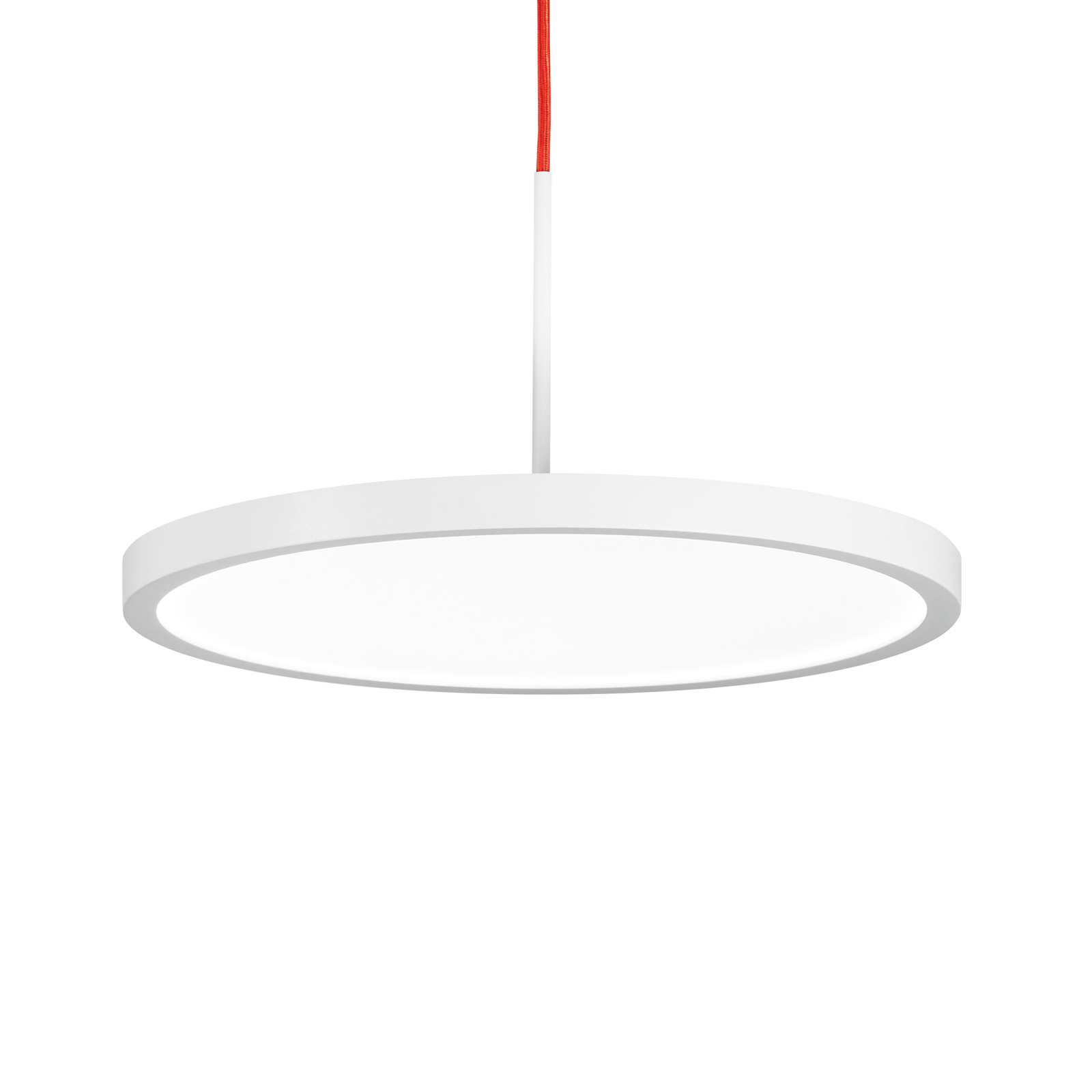 LED-Hängelampe VIVAA 2.0 VTL Ø45cm Kabel rot CCT
