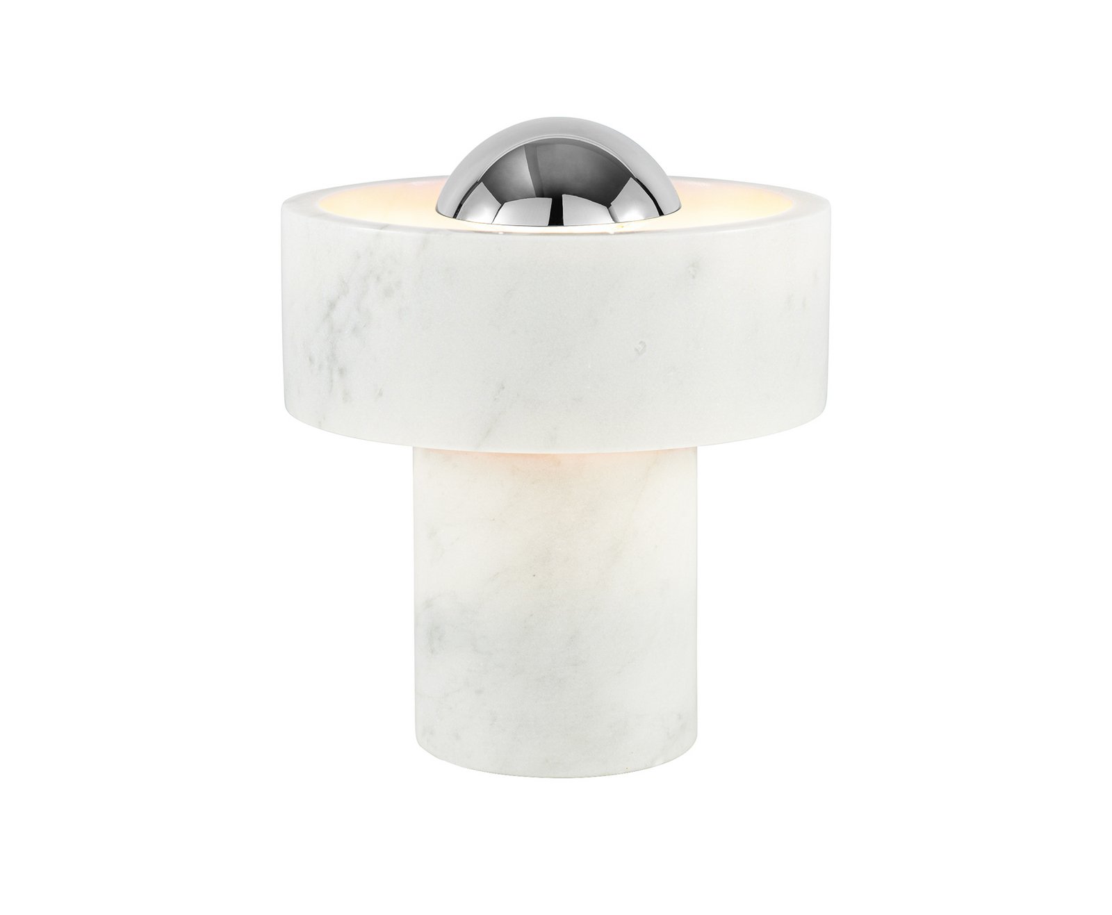 Stone Portable Table Lamp Silver - Tom Dixon