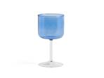 Tint Wine Glass Set of 2 Blue/Clear - HAY