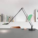 Luceplan Berenice lampa stołowa czarno-zielona