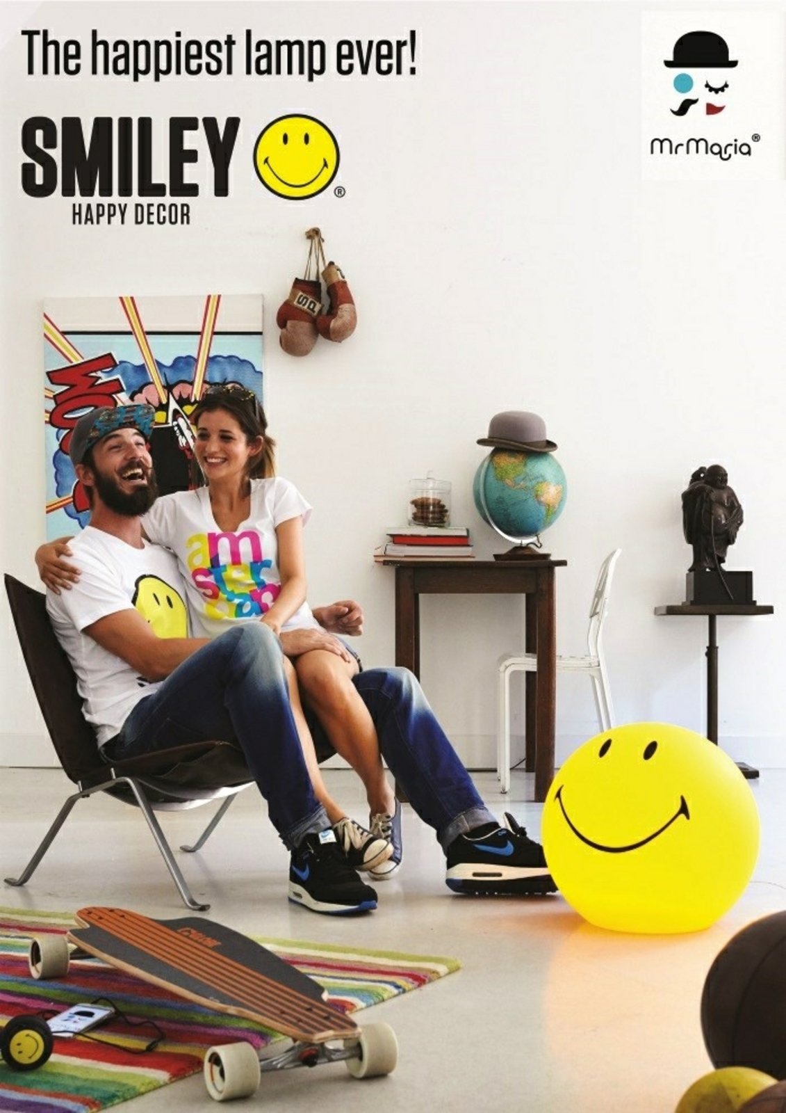 Smiley Design Light Candeeiro para Crianças - Mr. Maria