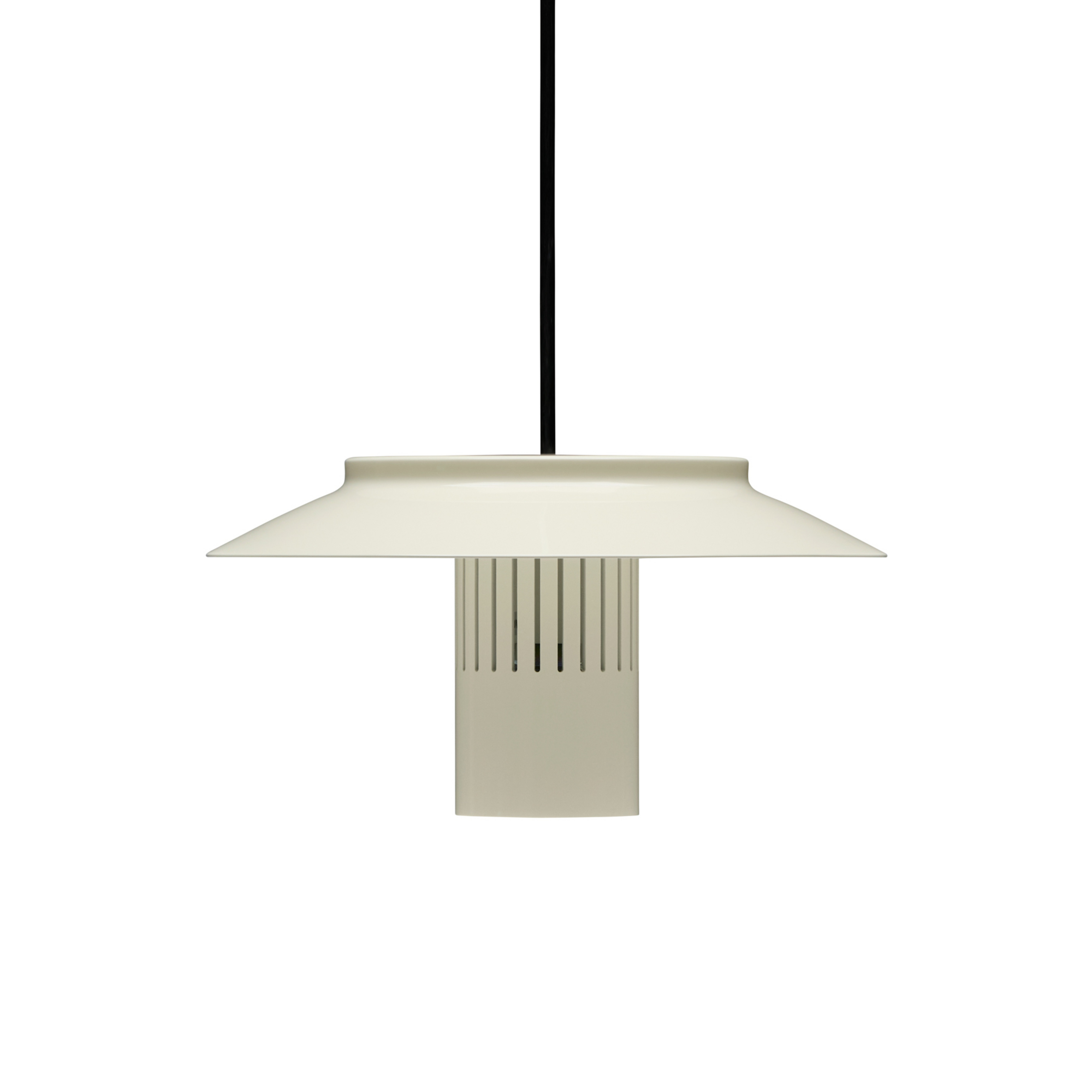 Lille 24 Lampada a sospensione, bianco lino, alluminio, Ø 24 cm - Pholc