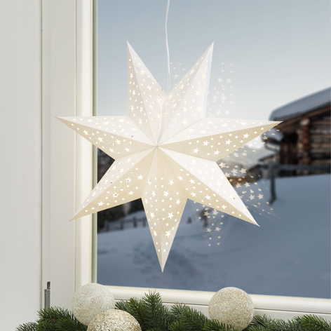 Spesiell stjerne Solvalla 45 cm sølv