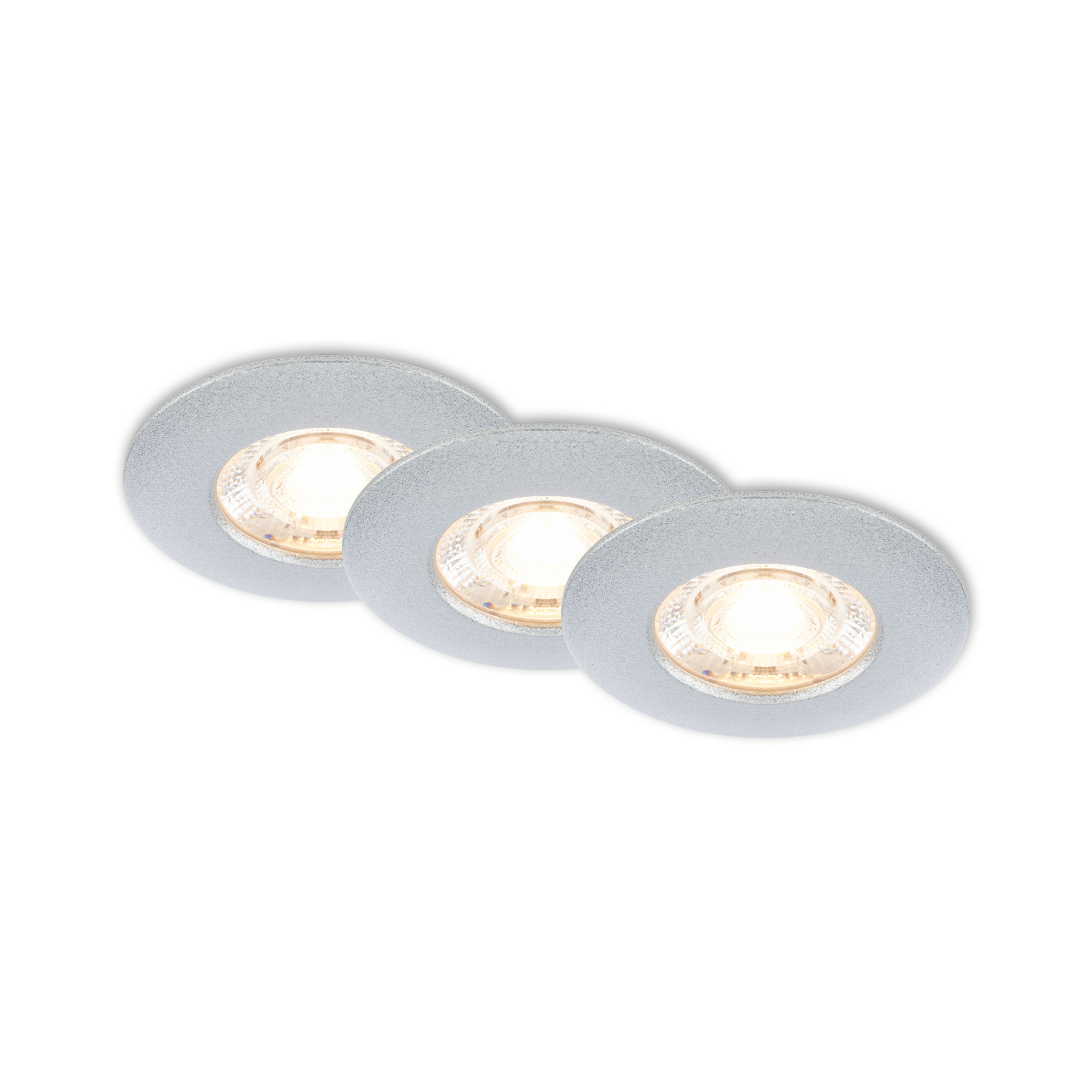 Spot LED da incasso Kulana Mini IP44 3x cromo