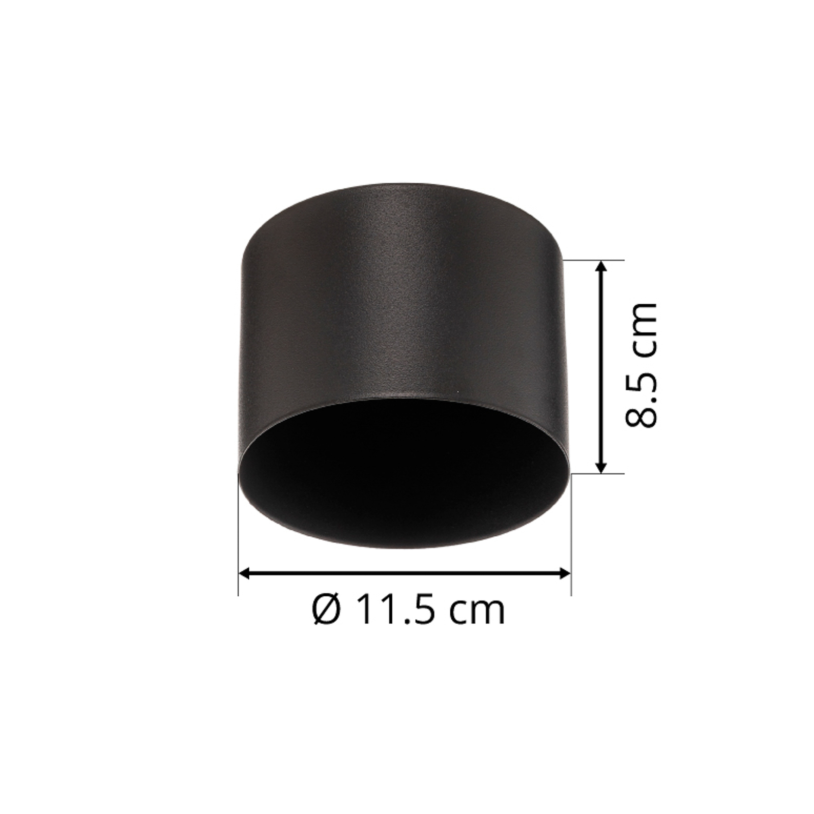 Chloe Deckenleuchte Schwarz  - Euluna