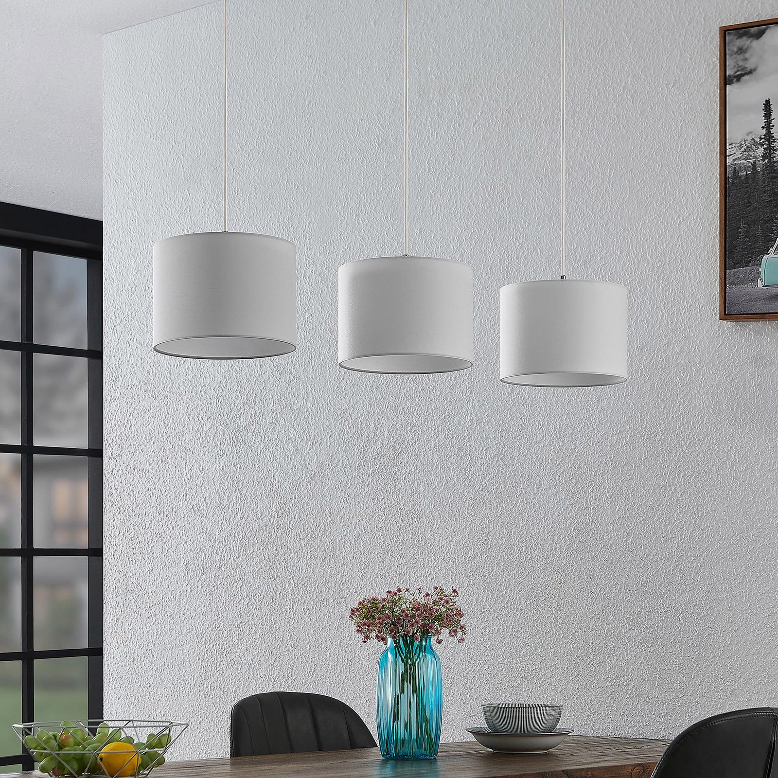 Imarin 3 Pendelleuchte White - Lindby