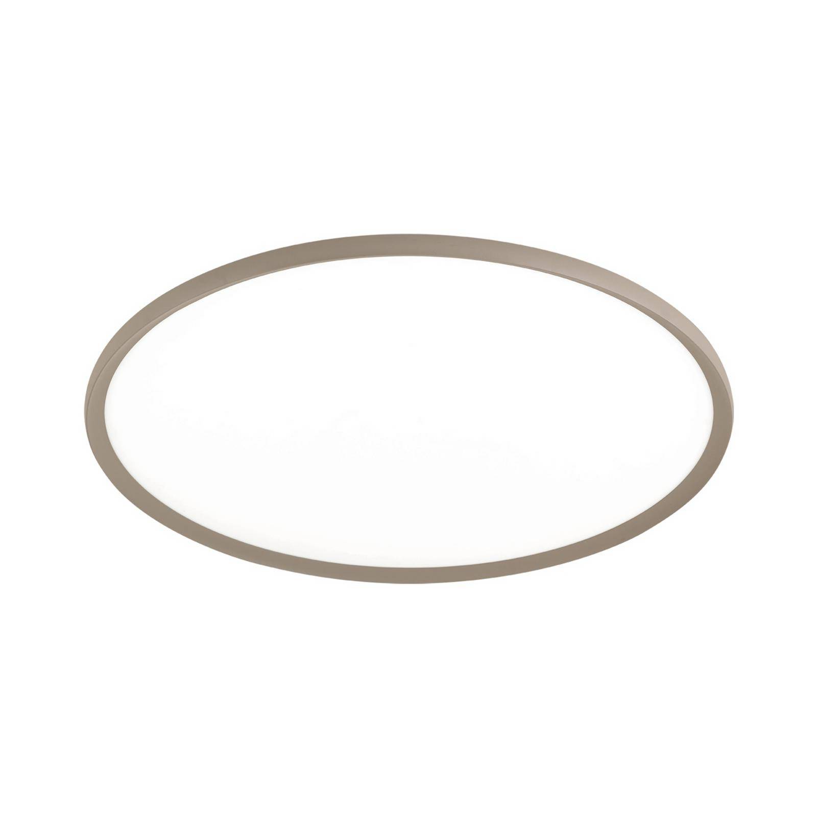 LED-Deckenlampe Kant, Ø 80 cm, khaki, CCT, Metall/Kunststoff