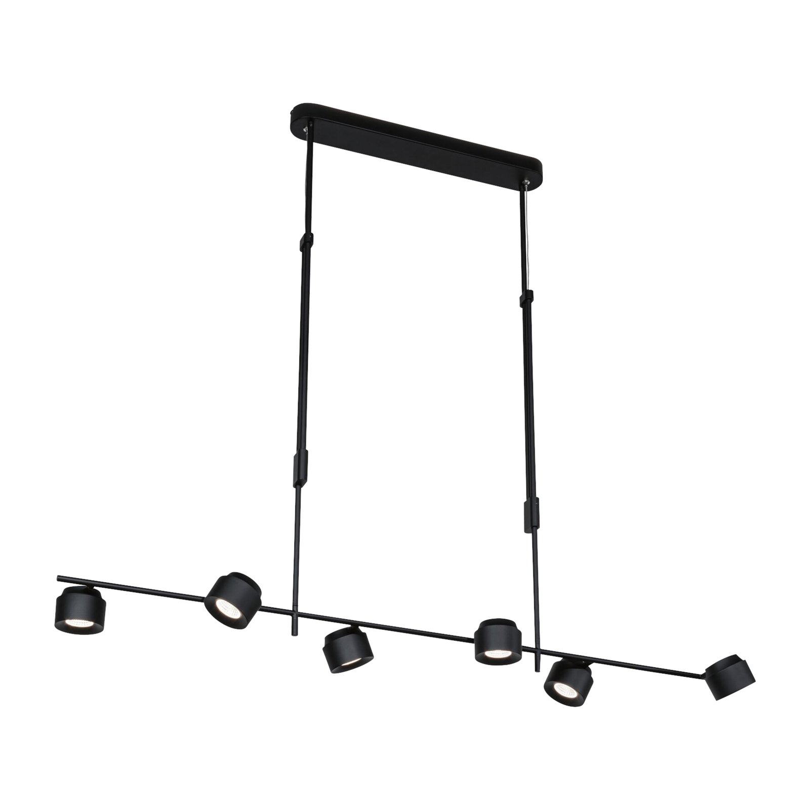 Puric Pane 6 Suspension Fixed Zigbee Dim. Noir - Paulmann