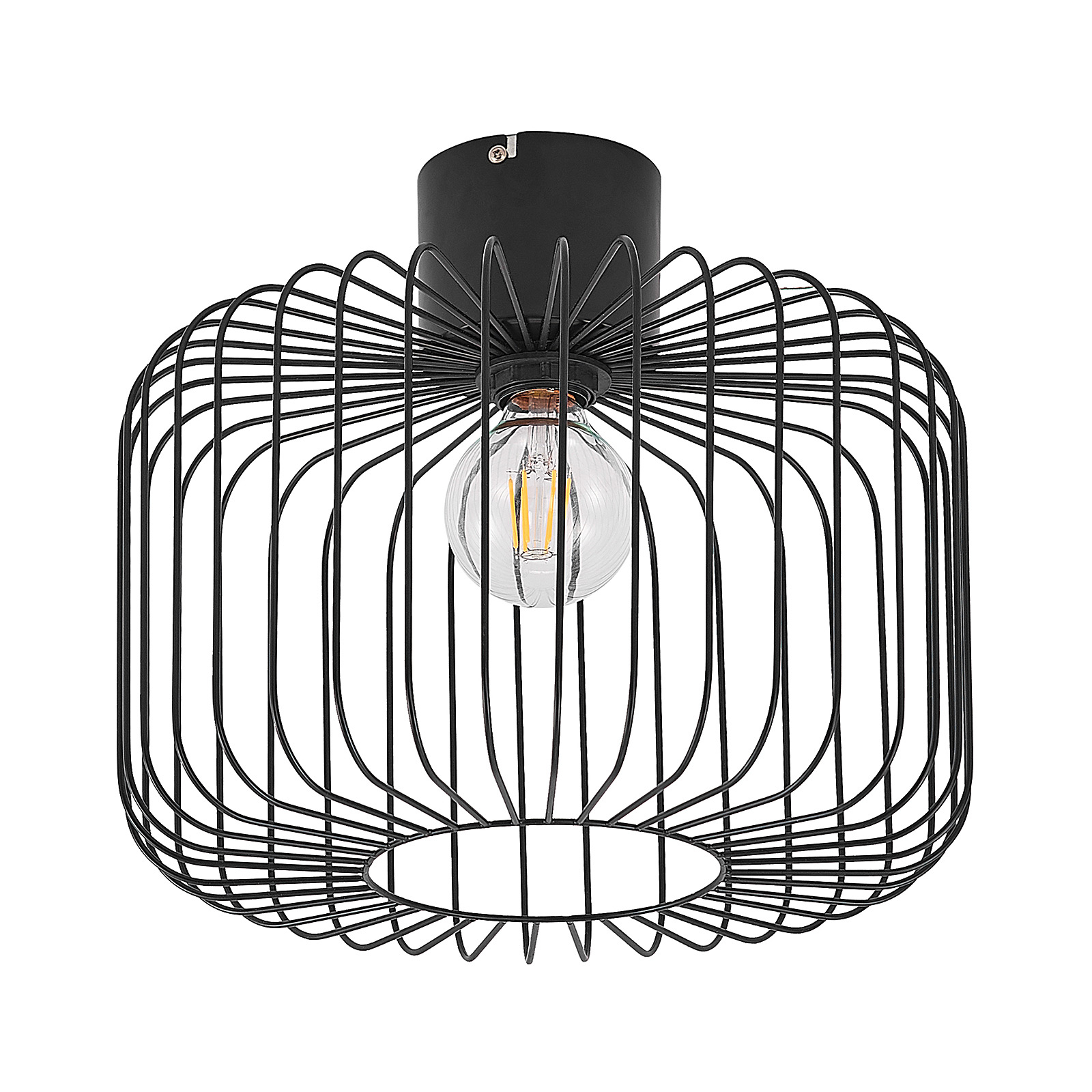 Lindby Vatiki lampa sufitowa z klatkowym kloszem