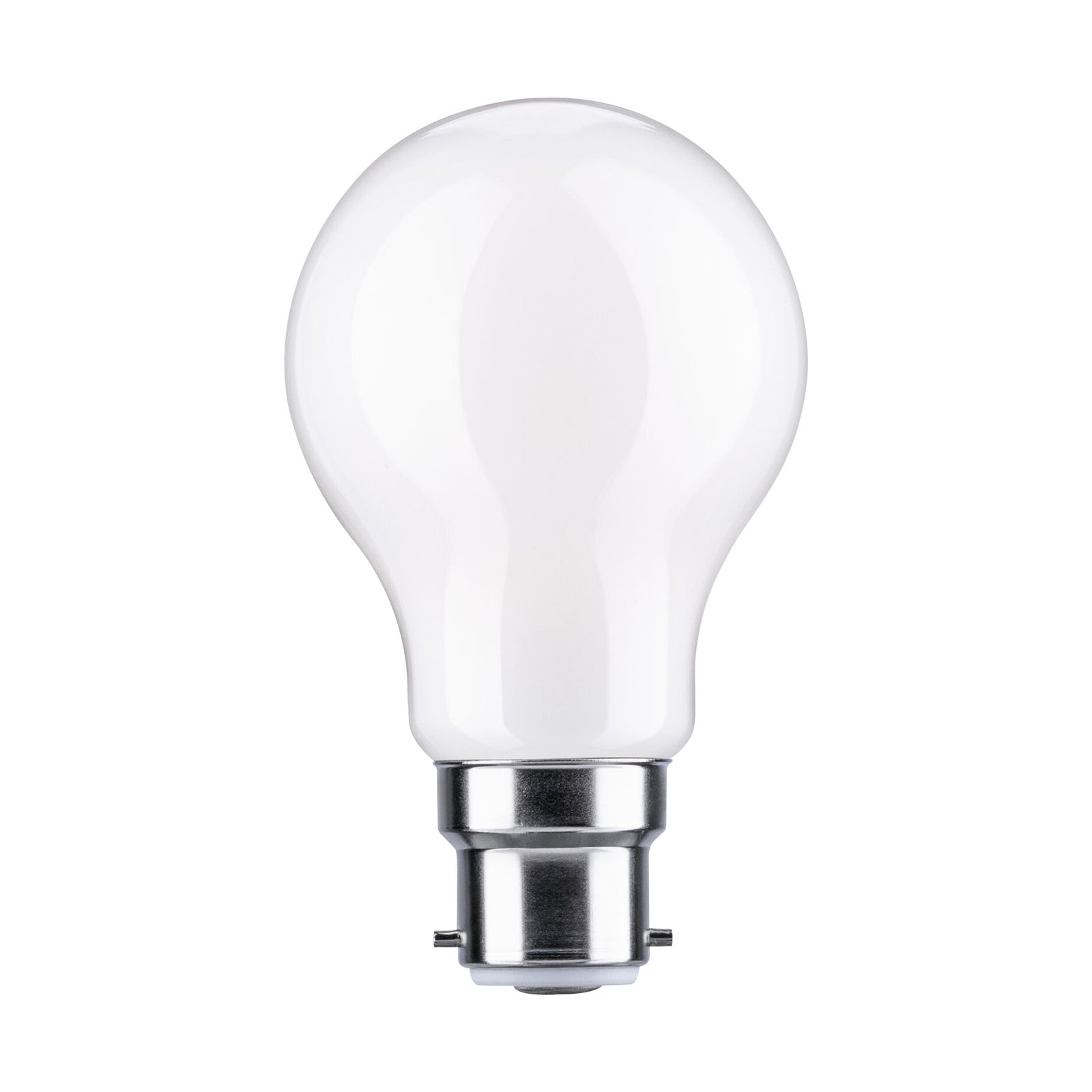 Paulmann LED-lampa B22d A60 9W 2 700 K opal dimbar