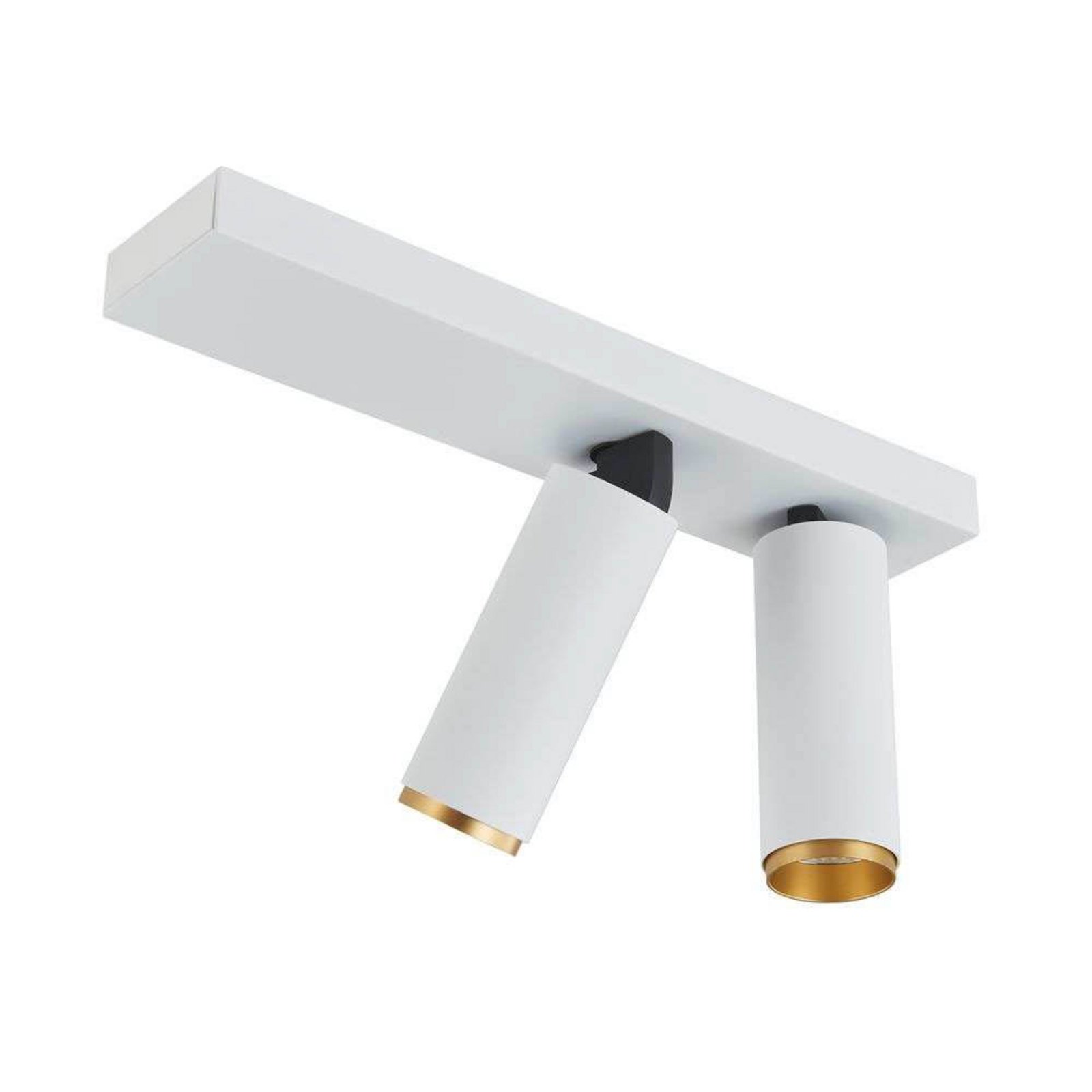 X-Beam Ceiling Lamp Double White/Gold - Loom Design