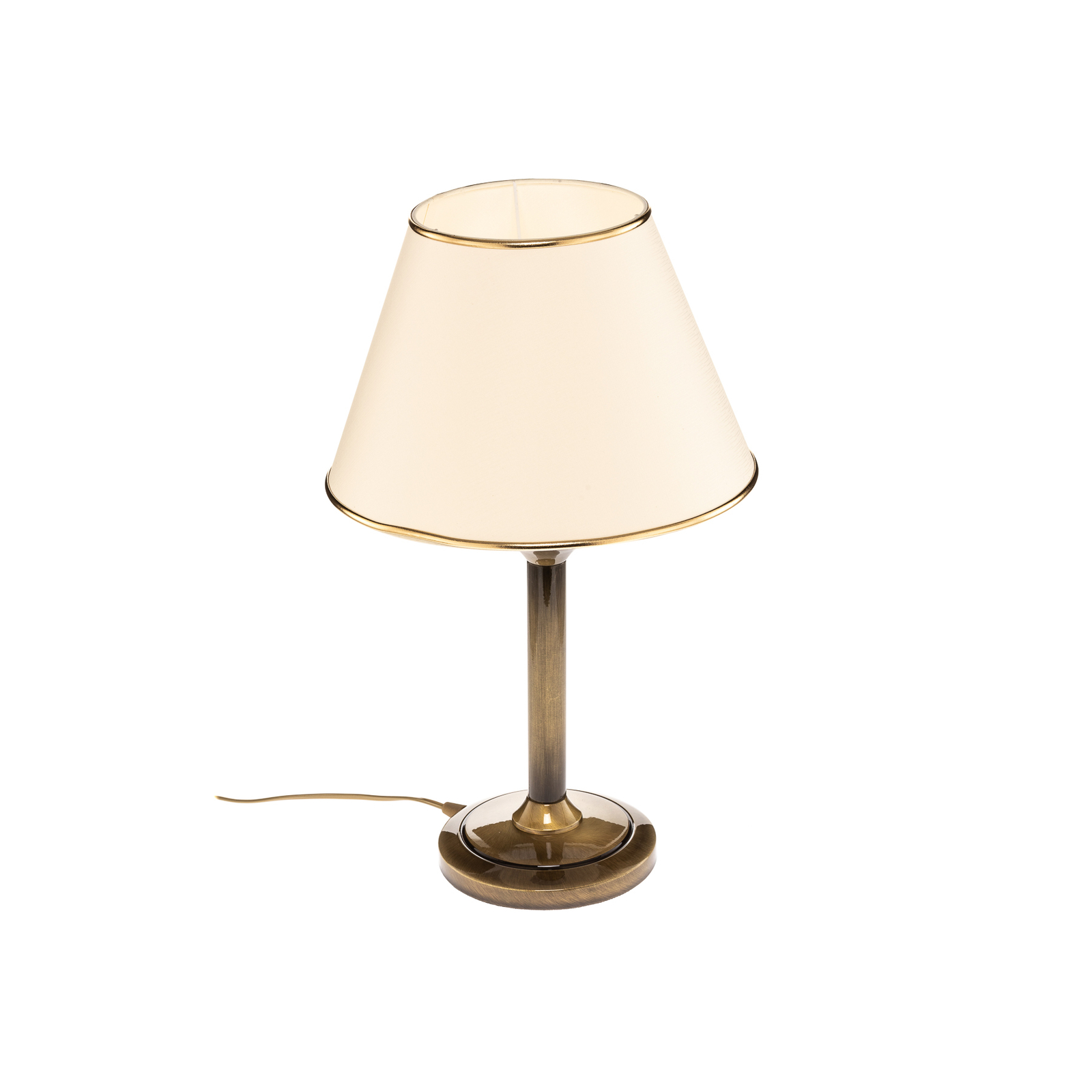 Lampa stołowa Birmingham patynowana Ø 32 cm