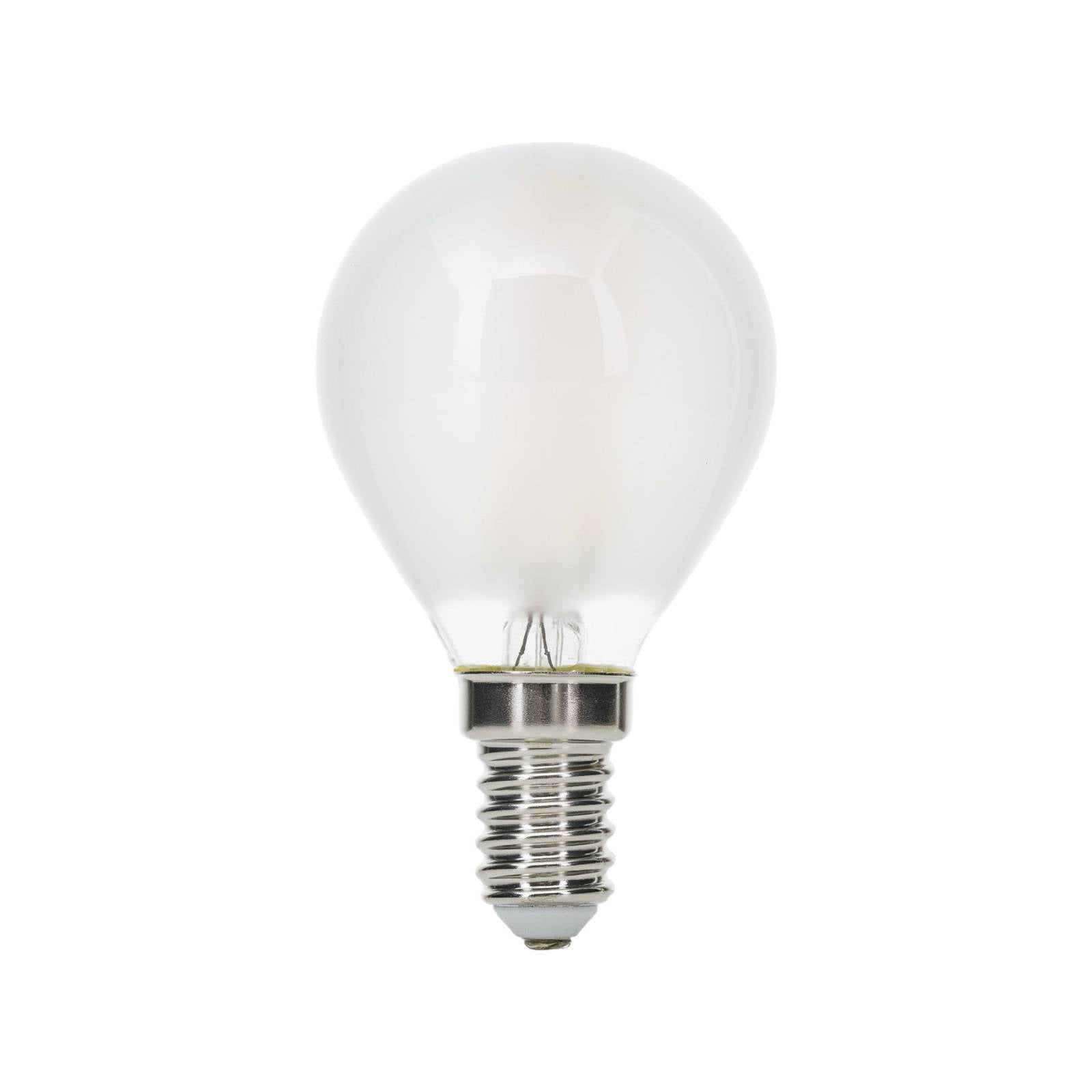 LED-Leuchtmittel E14 G45, matt, 6W, 2.700 K, 720 lm, dimmbar