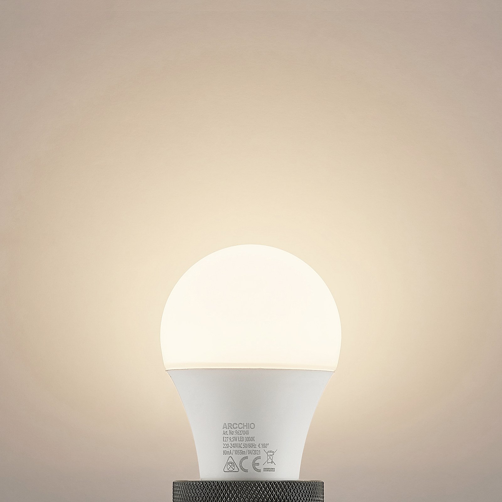 Lâmpada LED 9,5W (1055lm) 3000K E27 - Arcchio