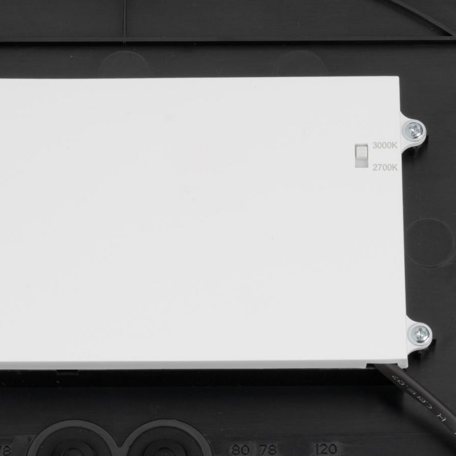 SLV LED таванна лампа Decona, Ø 42 cm, черно/златисто