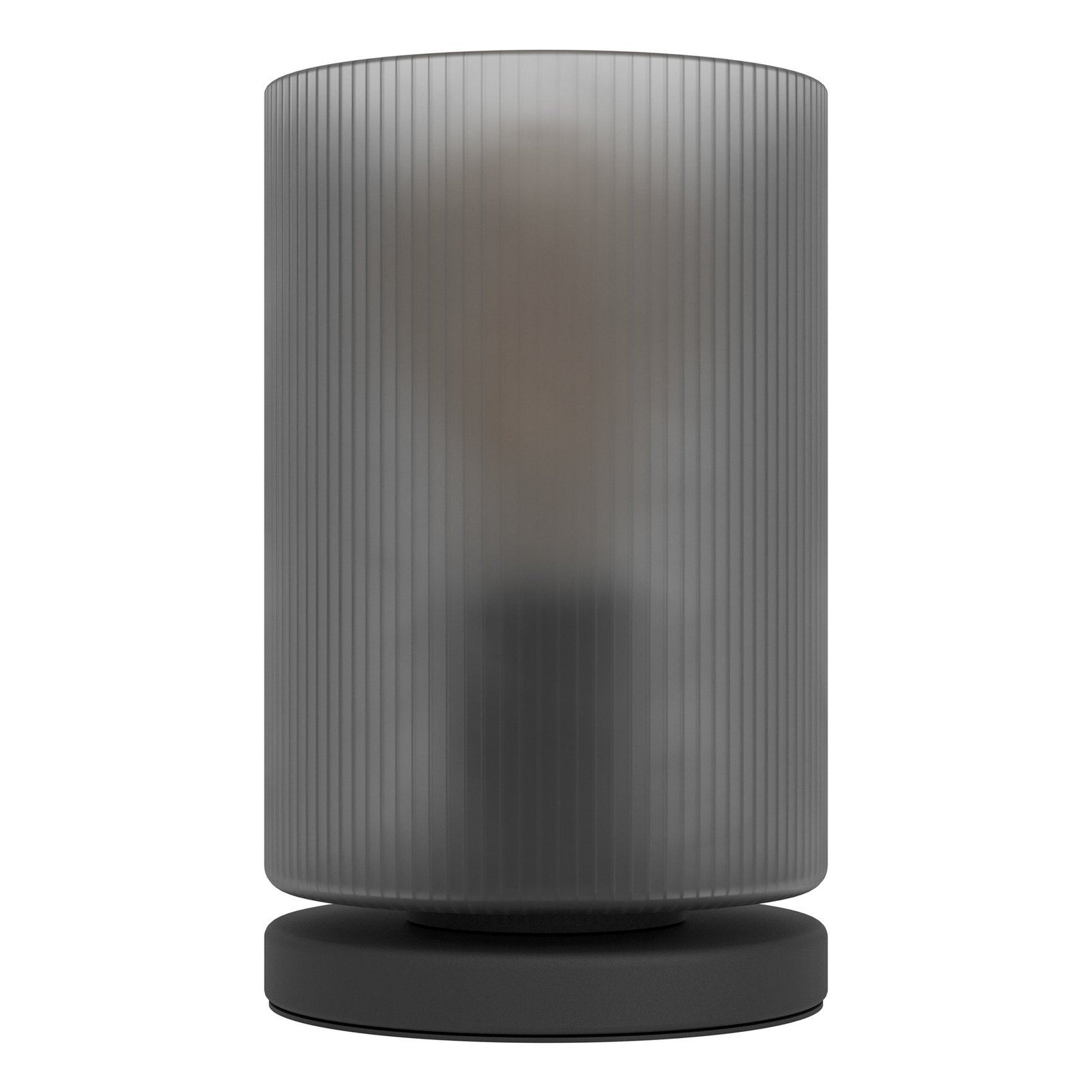 Stolová lampa Colomera, čierna/sivá