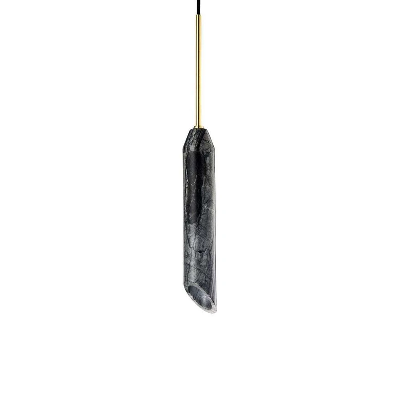 DESIGN BY US - Marble Art Suspension Charcoal Marble