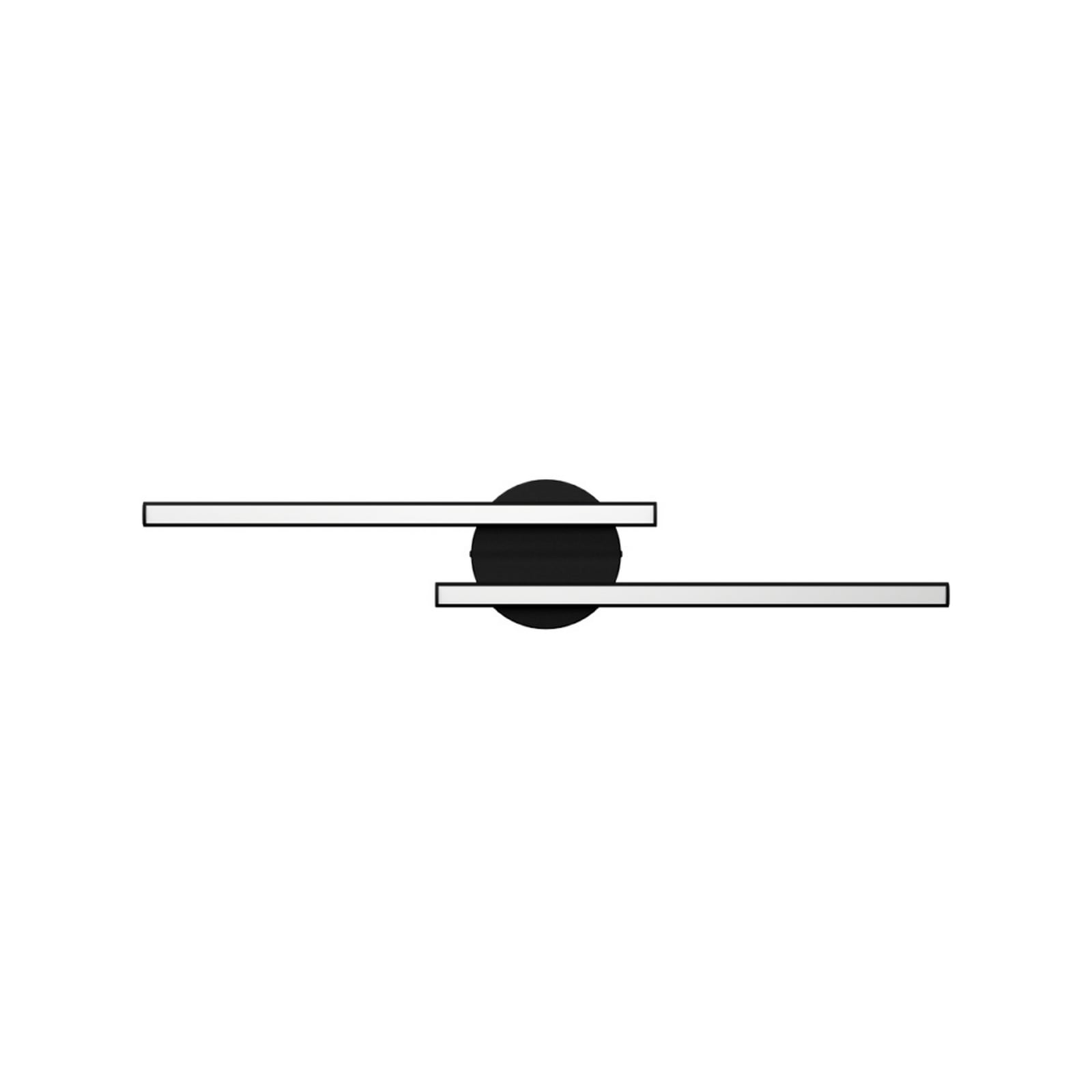 Plafonnier LED intelligent EGLO connect FLATRON-Z, noir, 80 cm