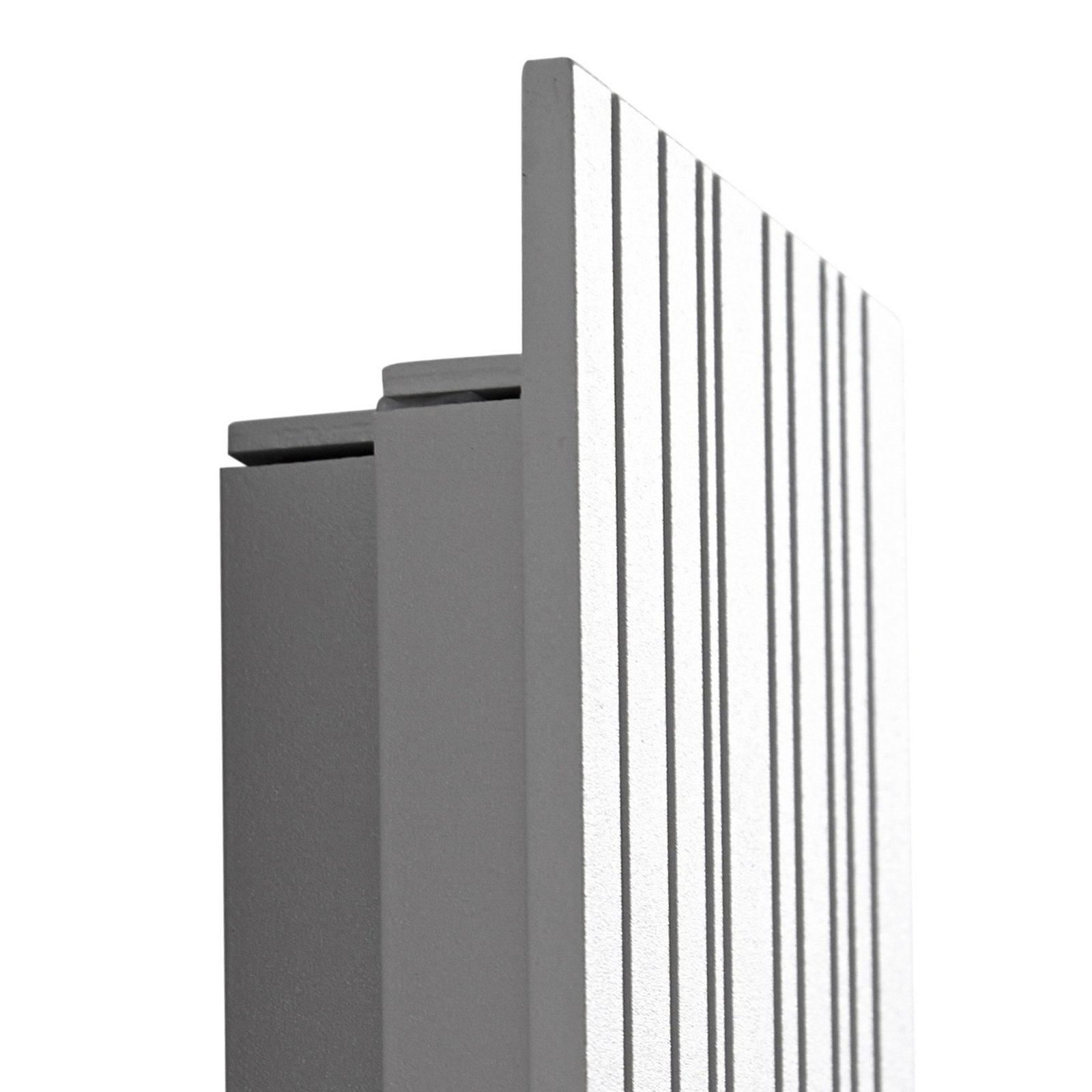 Melira LED buiten wandlamp, grijs, lengte 60 cm, aluminium - Lucande Melira LED buiten wandlamp, grijs, lengte 60 cm, aluminium - Lucande