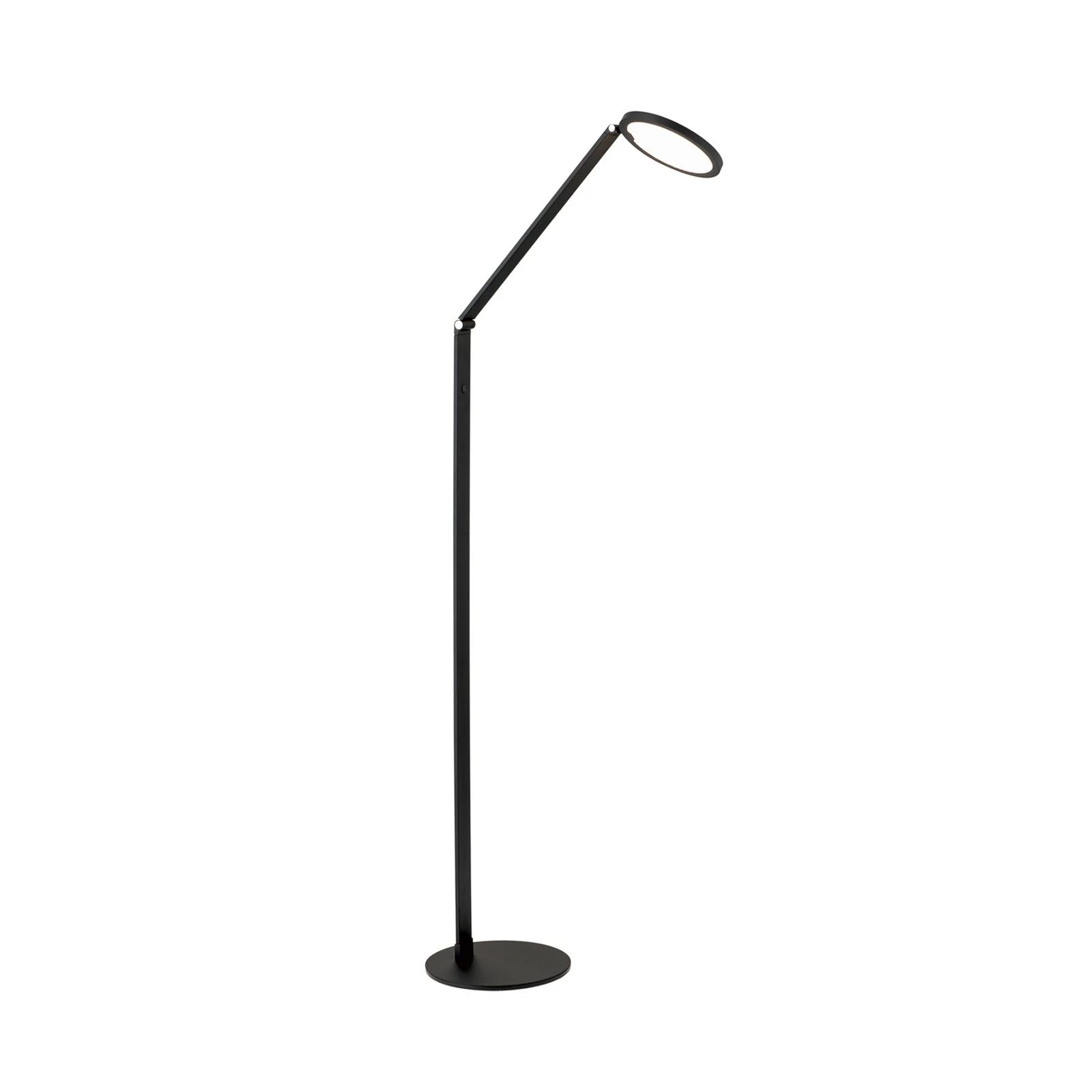 LED-lattiavalaisin Fati, korkeus 136 cm, musta, alumiinia, himmennin