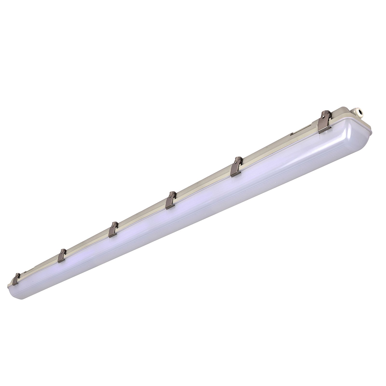 659 LED moisture-proof light, grey, 156 cm, 50 W