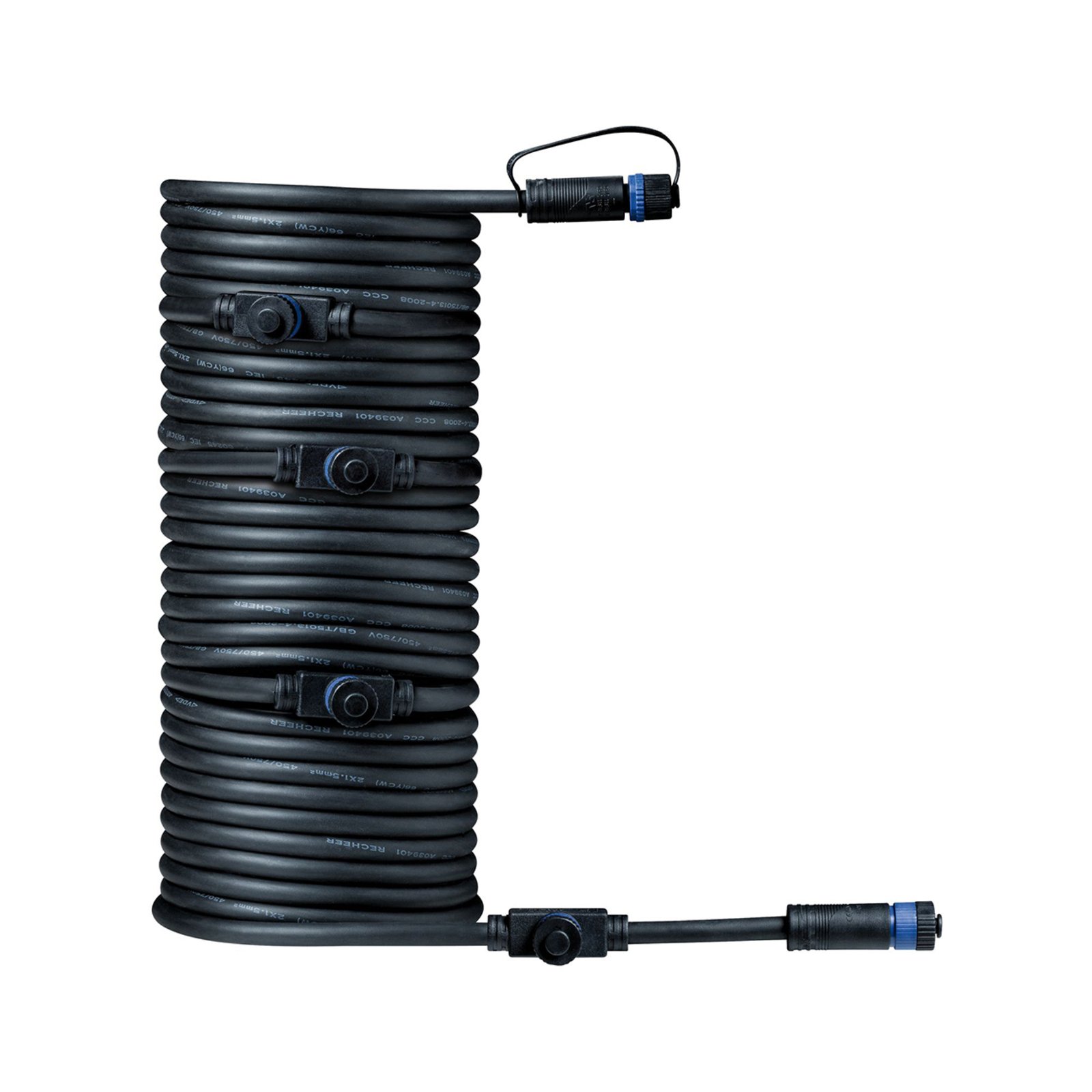 "Paulmann Plug & Shine 93930 kabelis 10 m, 1 įėjimas/5 išėjimų