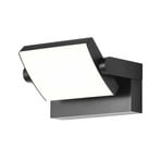 LED sieninis šviestuvas CMD 9080, antracito spalvos, plotis 21 cm, IP54