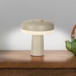 LED table lamp Pilu, beige Height 16.5 cm Metal Touchdim