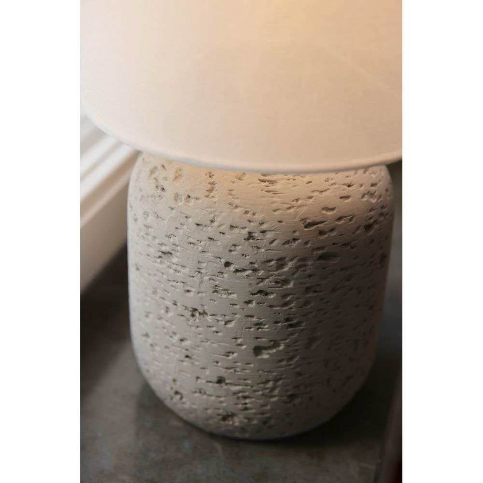 Montagna Bordslampa H33cm Grey/Offwhite Marksl&ouml;jd - Vardagsrum - Tyg / textil