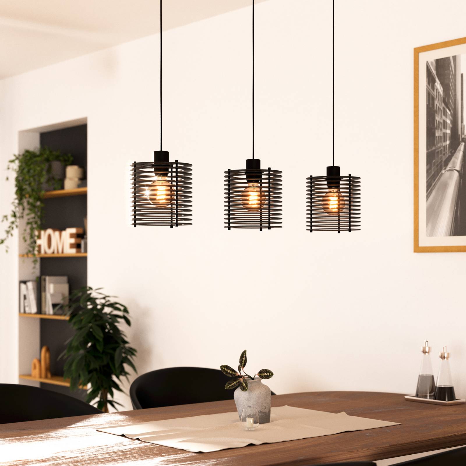 EGLO Hanglamp Segovia, 3-lamps