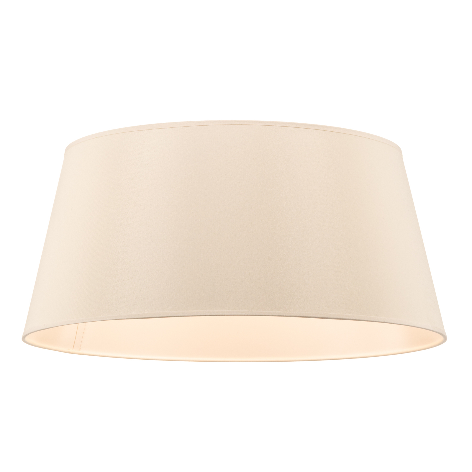 Cone lampshade height 22.5 cm, chintz ecru/white