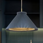 LE KLINT Hängeleuchte Model 1, blau, Papier, Ø 44 cm