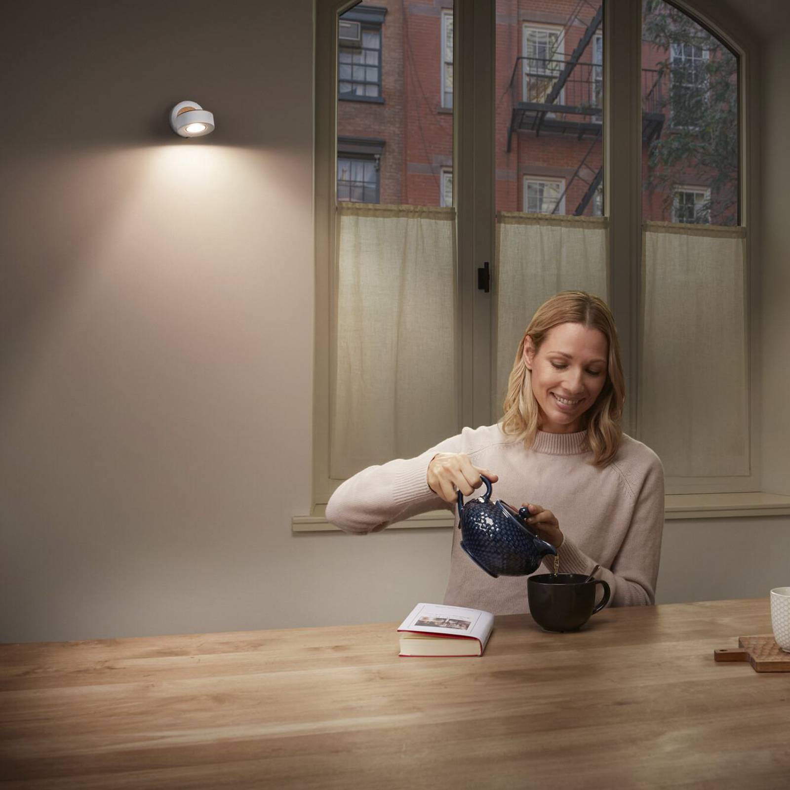 Reflektor sufitowy LED OSRAM PLUTO, biały, 1 spot, metal 3000 K