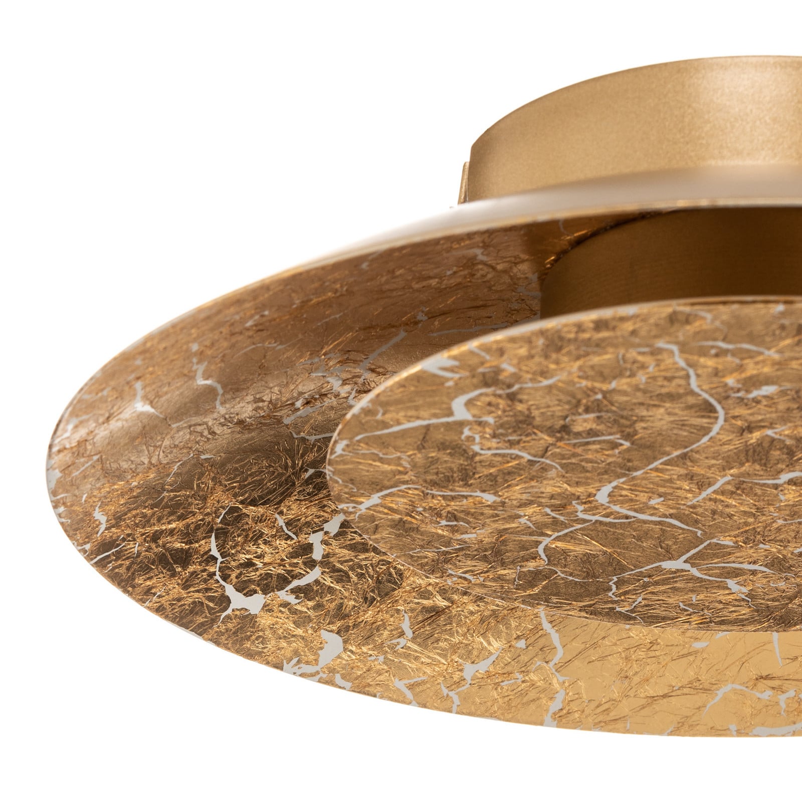 Lucide Plafonieră LED Foskal alamă Ø 215 cm - Camera de zi / sufragerie - modern - alamă mată - Metal