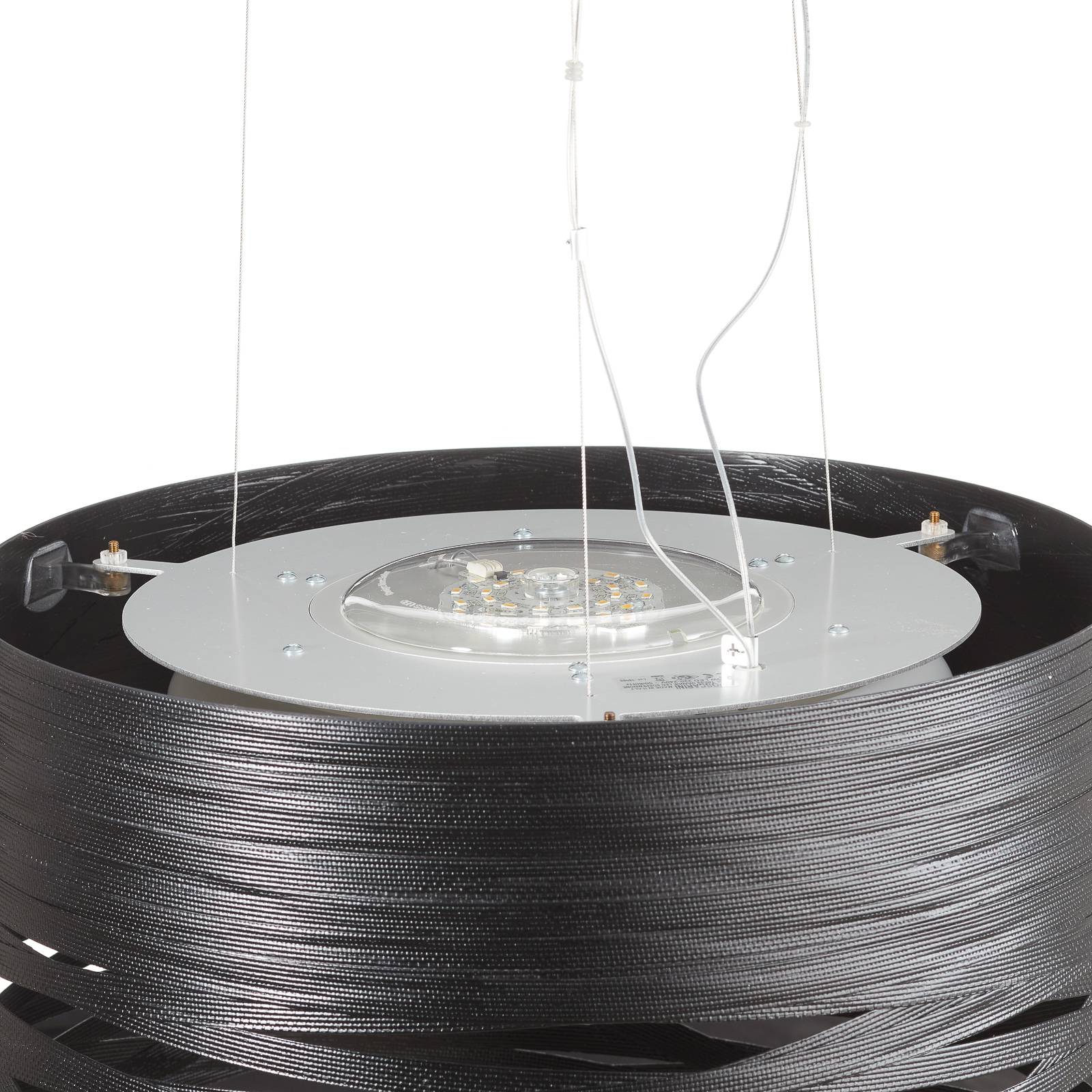Lampa wisząca Tress grande LED Foscarini, czarna