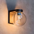 Philips Applique da esterno Ulio, nera, metallo, IP44, E27