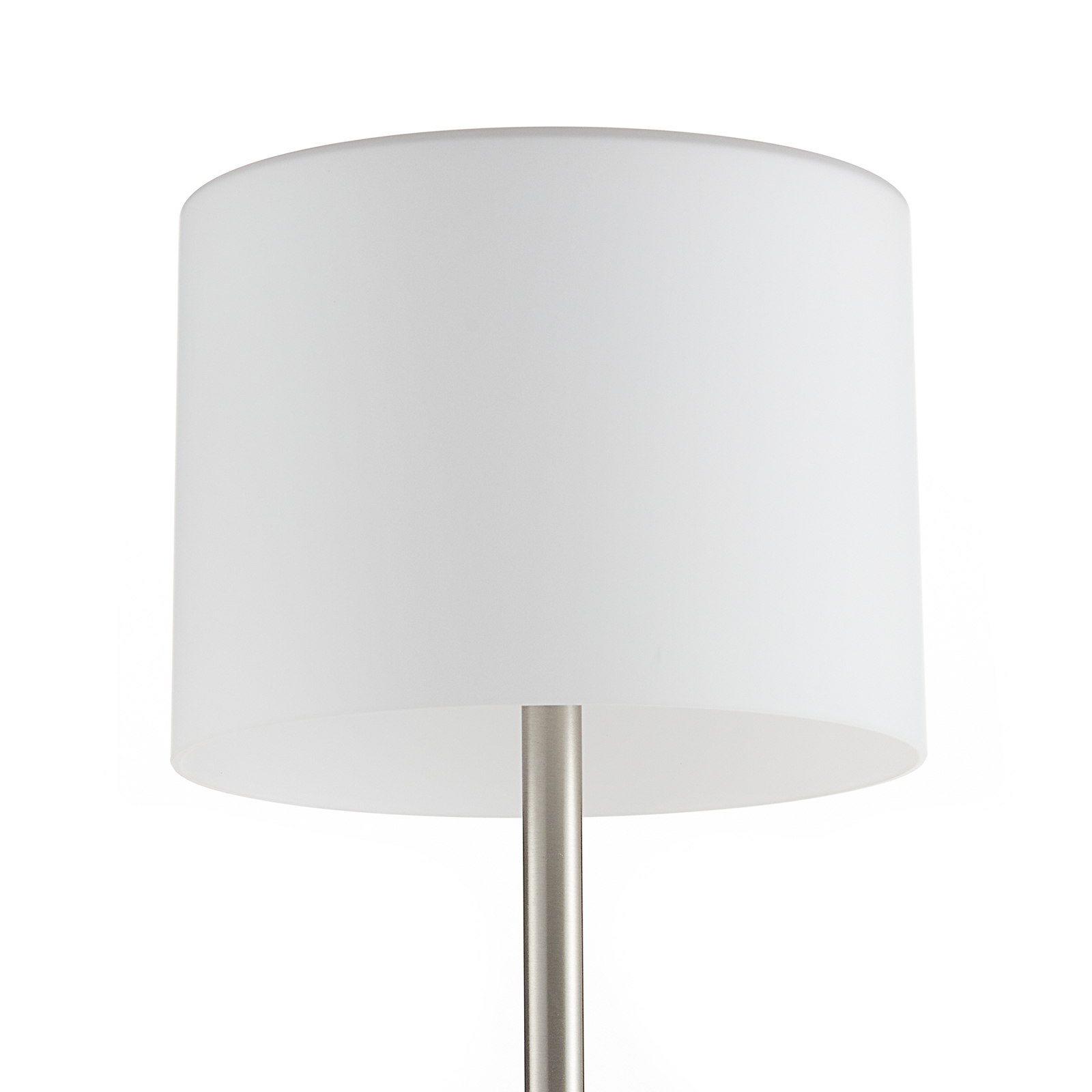 BANKAMP Grazia lámpara de mesa LED aluminio/blanco